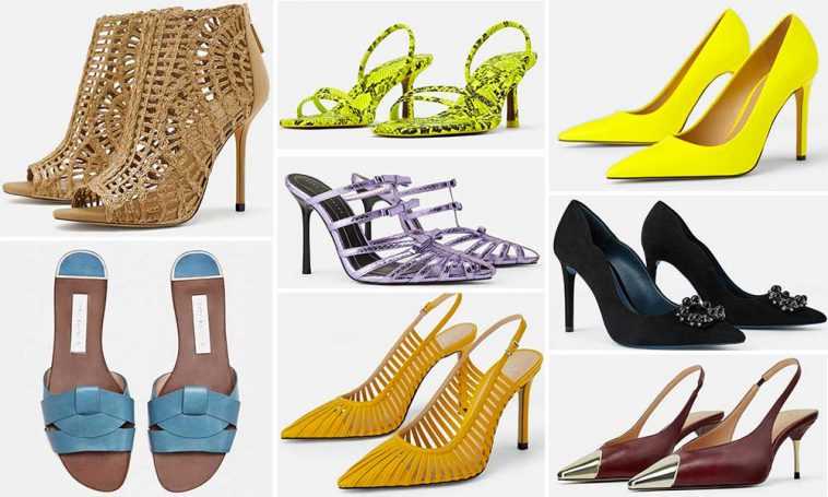 Colección de zapatos Primavera Verano 2019 de Zara -