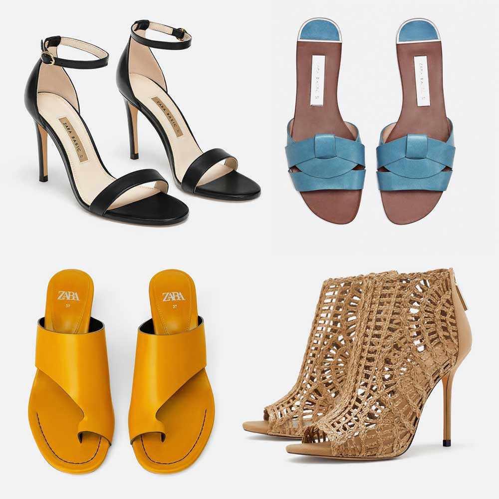 Colección de zapatos Primavera Verano 2019 de Zara