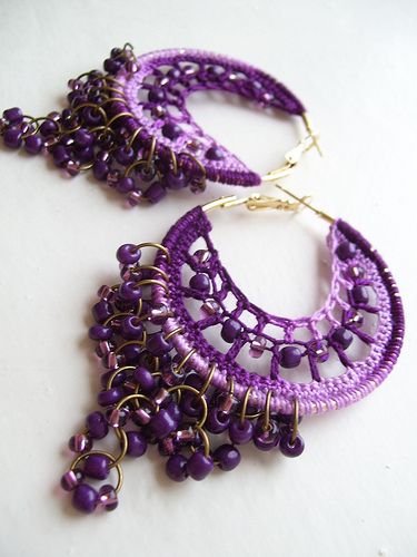 Pendientes crochet